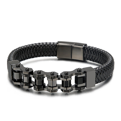 Bicicleta con Manillar Trenzado en Cuero Cycolinks