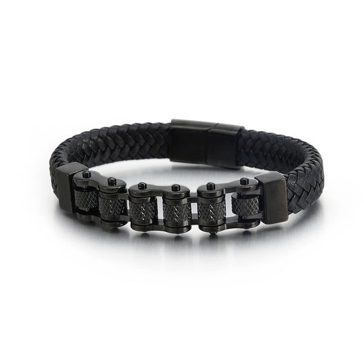 Cadena de Acero Inoxidable Estilo Europeo y Americano para Hombre - Image 7