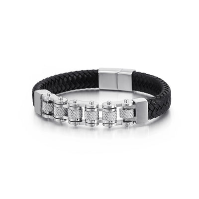 Cadena de Acero Inoxidable Estilo Europeo y Americano para Hombre - Image 10