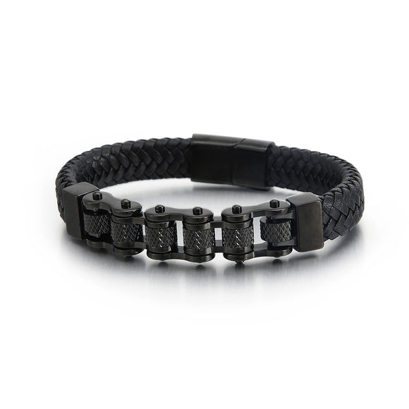 Cadena de Acero Inoxidable Estilo Europeo y Americano para Hombre