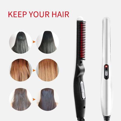 Plancha Alisadora y Peinadora 2 en 1 para Hombre y Mujer - Image 14