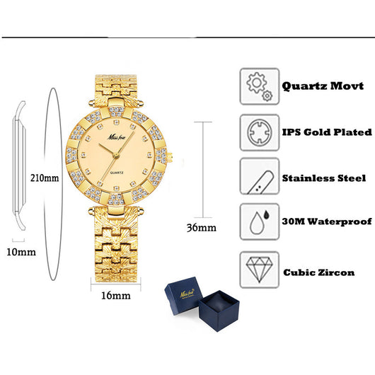 Reloj de Cuarzo Impermeable Clásico para Mujer - Marca Premium - Image 12