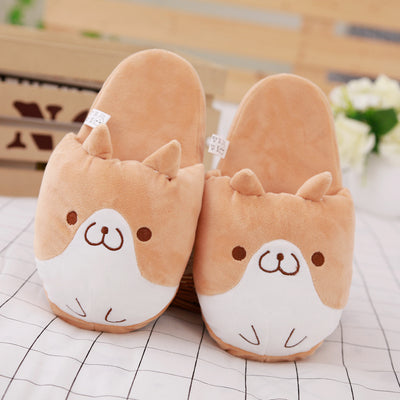 Pantuflas Corgi de Algodón Acolchado para Invierno - Image 7