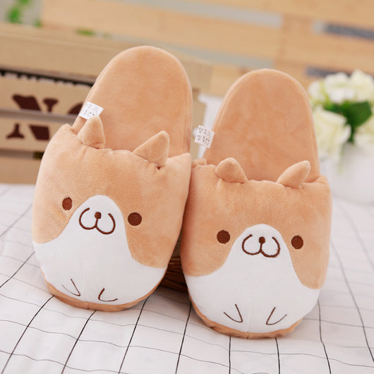 Pantuflas Corgi de Algodón Acolchado para Invierno - Image 7
