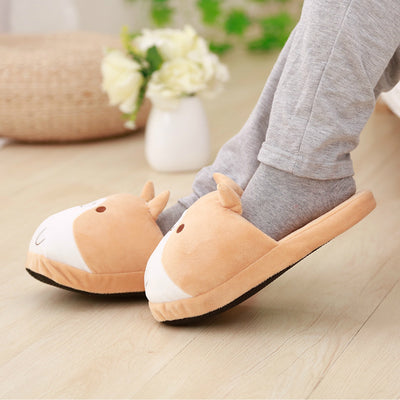 Pantuflas Corgi de Algodón Acolchado para Invierno - Image 9