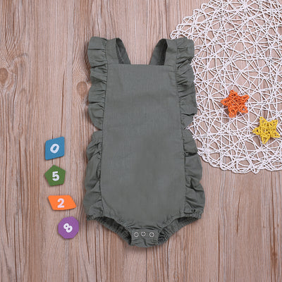 Enterizo Triangular de Color Liso para Niños - Image 3