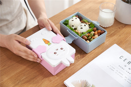 Lonchera Infantil de Fibra de Trigo con Compartimentos - Caja Bento para Niños - Image 5