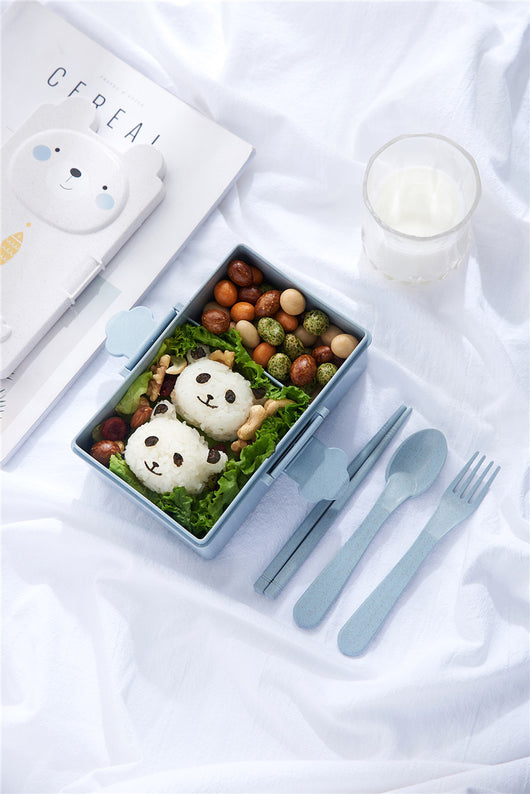 Lonchera Infantil de Fibra de Trigo con Compartimentos - Caja Bento para Niños - Image 11