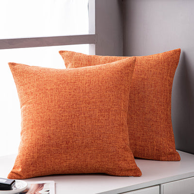 Funda de Almohada de Lino Liso para Sofá - Cojín Decorativo Sala de Estar - Image 10