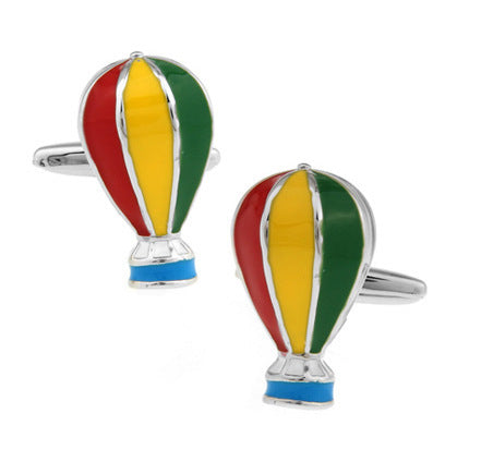 Gemelos de Globo Aerostático Esmaltado en Cobre Multicolor - Image 6