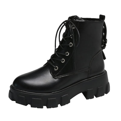 Botas Motociclista para Mujer - Estilo Otoño Invierno