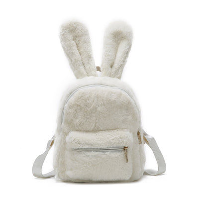 Mochila Casual Versátil de Peluche - Diseño Moderno Multiuso