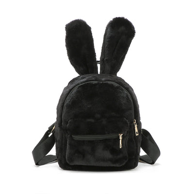 Mochila Casual Versátil de Peluche - Diseño Moderno Multiuso - Image 3