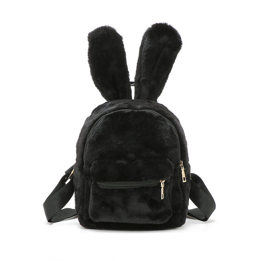 Mochila Casual Versátil de Peluche - Diseño Moderno Multiuso - Image 3