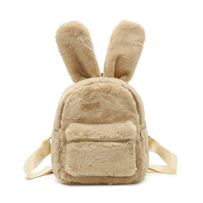 Mochila Casual Versátil de Peluche - Diseño Moderno Multiuso - Image 4