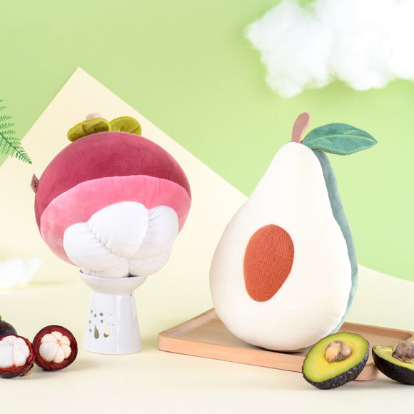 Almohada Peluche Frutas Kawaii - Juguete Suave para Niños