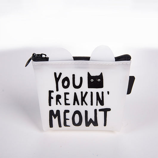 Monedero Compacto con Diseño de Gato en Silicona - Image 13