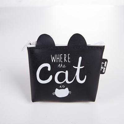 Monedero Compacto con Diseño de Gato en Silicona - Image 8