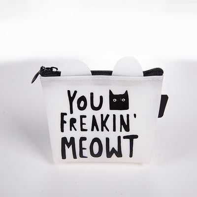 Monedero Compacto con Diseño de Gato en Silicona - Image 7
