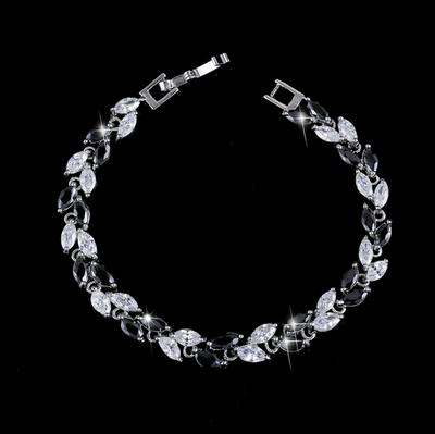 Pulsera de Moda Coreana con Hojas de Circón AAA - Image 3