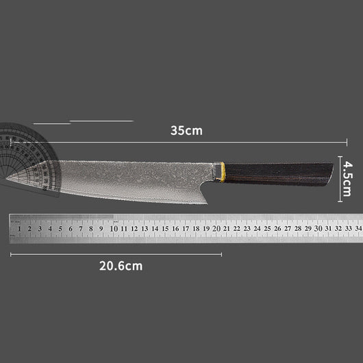 Cuchillo Chef Damascus VG10 con Mango Octagonal - Image 7