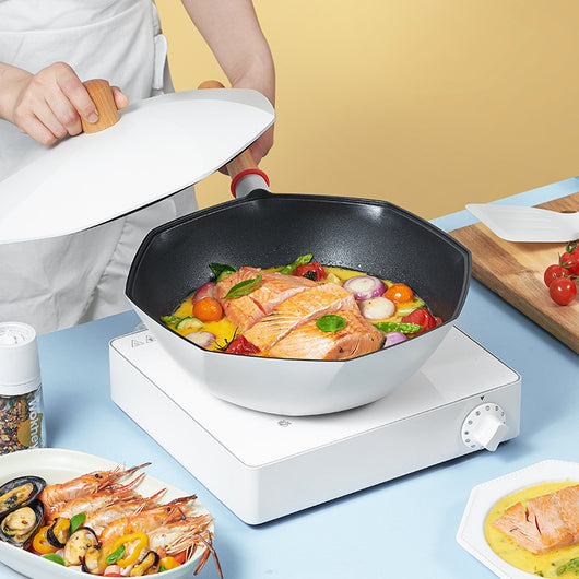 Wok Antiadherente de Piedra Maifan - Cocina sin Humo ni Aceite - Image 6