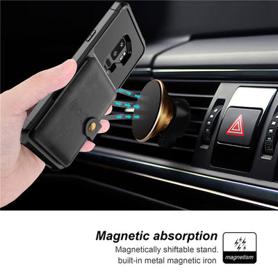 Funda Billetera de Cuero PU Luxury para iPhone y Samsung - Protección Premium con Compartimentos - Image 17