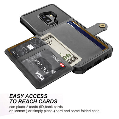 Funda Billetera de Cuero PU Luxury para iPhone y Samsung - Protección Premium con Compartimentos - Image 21