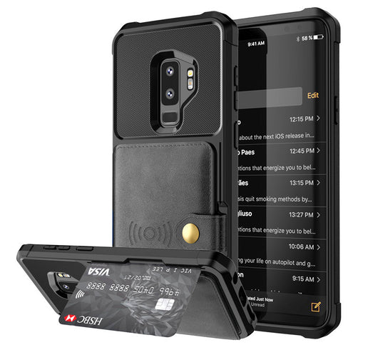 Funda Billetera de Cuero PU Luxury para iPhone y Samsung - Protección Premium con Compartimentos