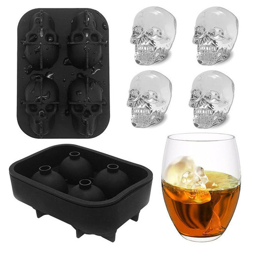 Calavera 3D de Silicona con Personalidad Creativa para Halloween