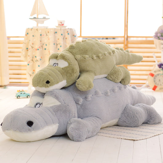 Almohada de Cocodrilo Suave - Peluche Adorable para Niños - Image 7