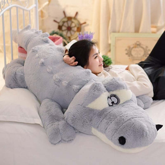 Almohada de Cocodrilo Suave - Peluche Adorable para Niños - Image 4