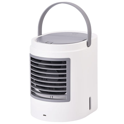 Ventilador Enfriador USB con Humidificador, Luz LED y 3 Velocidades - Image 2