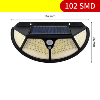 Lámpara Solar de Pared con Sensor de Movimiento - Iluminación 4 Lados - Image 9