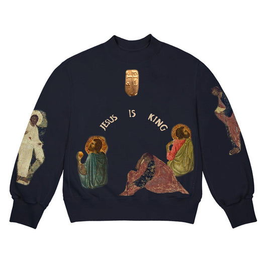 Suéter Holgado Jesus is King - Comodidad y Estilo Relajado
