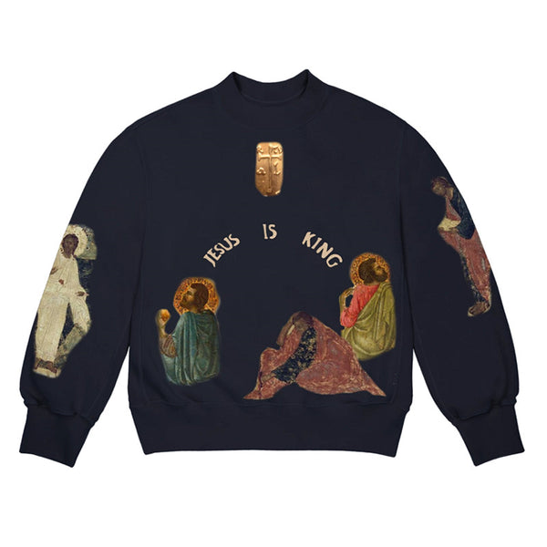 Suéter Holgado Jesus is King - Comodidad y Estilo Relajado