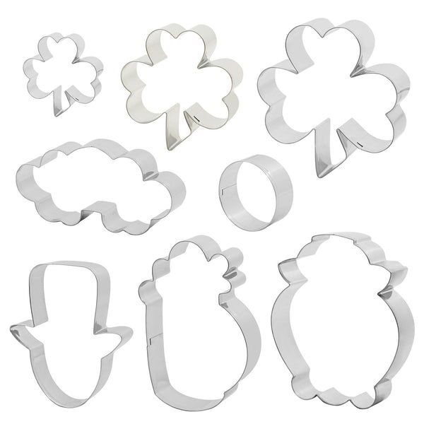 Juego de 8 Cortadores de Galletas para el Día de San Patricio - Image 2