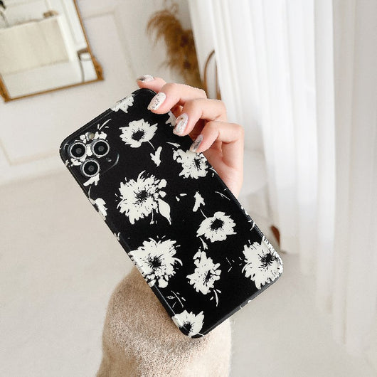 Funda Protectora de Silicona Mini con Diseño Floral Francés Compatible con Apple - Image 7