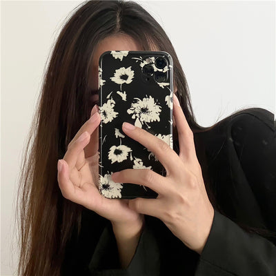 Funda Protectora de Silicona Mini con Diseño Floral Francés Compatible con Apple - Image 8