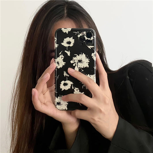 Funda Protectora de Silicona Mini con Diseño Floral Francés Compatible con Apple - Image 8