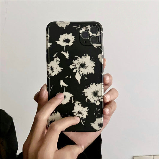 Funda Protectora de Silicona Mini con Diseño Floral Francés Compatible con Apple - Image 4