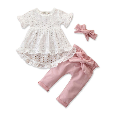 Conjunto Infantil Elegante con Top Hueco y Pantalón - Image 7