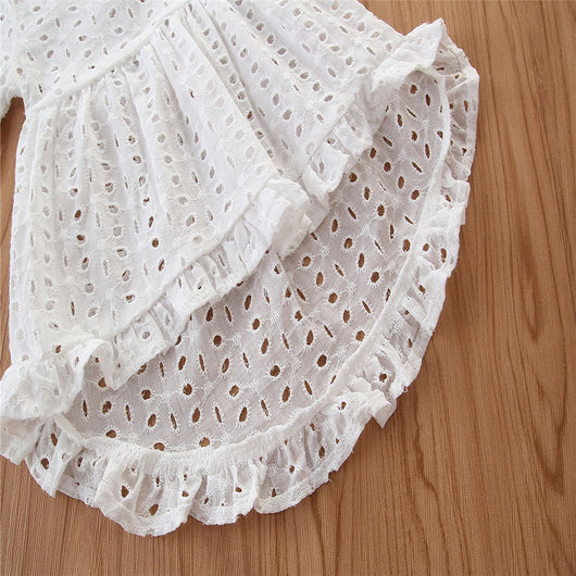 Conjunto Infantil Elegante con Top Hueco y Pantalón - Image 8