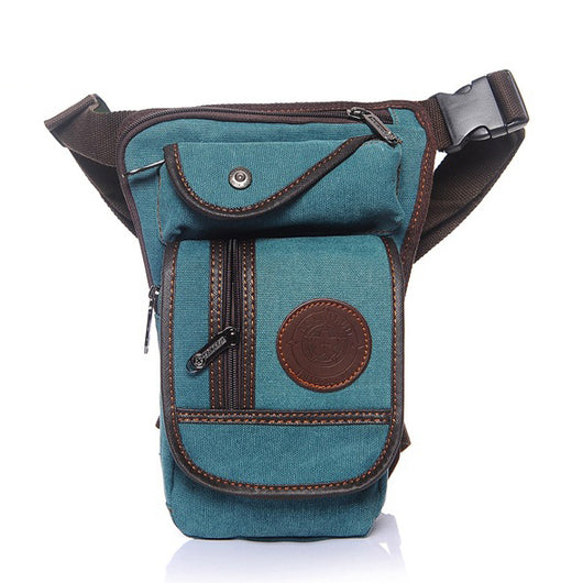 Bolsa de Cintura Multifuncional para Hombre en Lona Resistente - Image 8