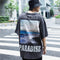 Camiseta Oversize Unisex con Detalles Reflectantes - Estilo BF Moderno