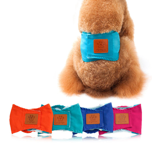 Pantalones Fisiológicos de Color Sólido para Perros Macho - Image 9