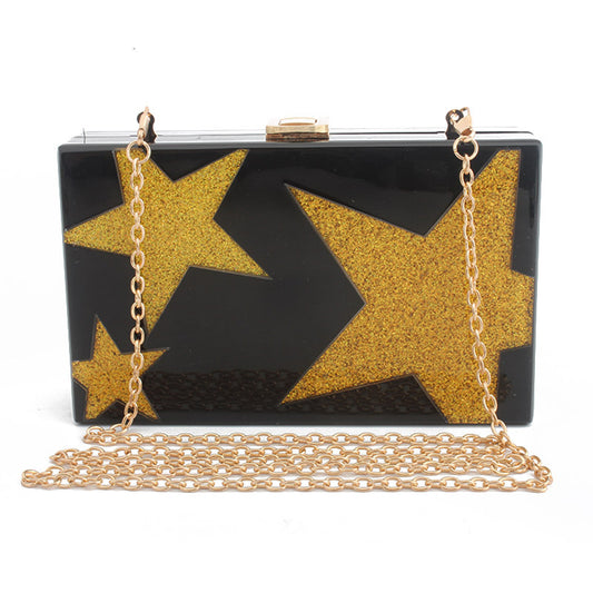 Bolso de Noche con Estrella de Cinco Puntas para Dama