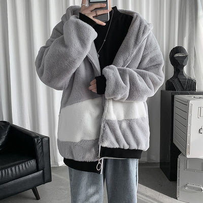 Abrigo de Invierno para Hombre con Forro de Terciopelo y Acolchado Grueso - Image 12