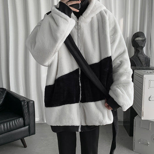 Abrigo de Invierno para Hombre con Forro de Terciopelo y Acolchado Grueso - Image 2