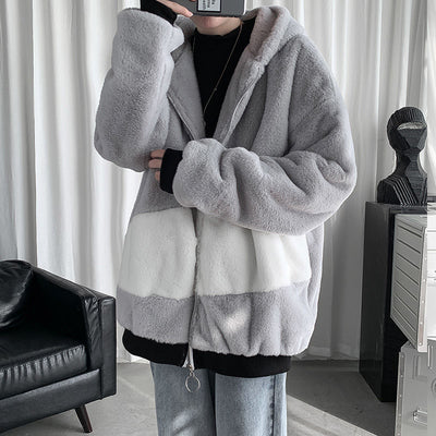 Abrigo de Invierno para Hombre con Forro de Terciopelo y Acolchado Grueso - Image 5